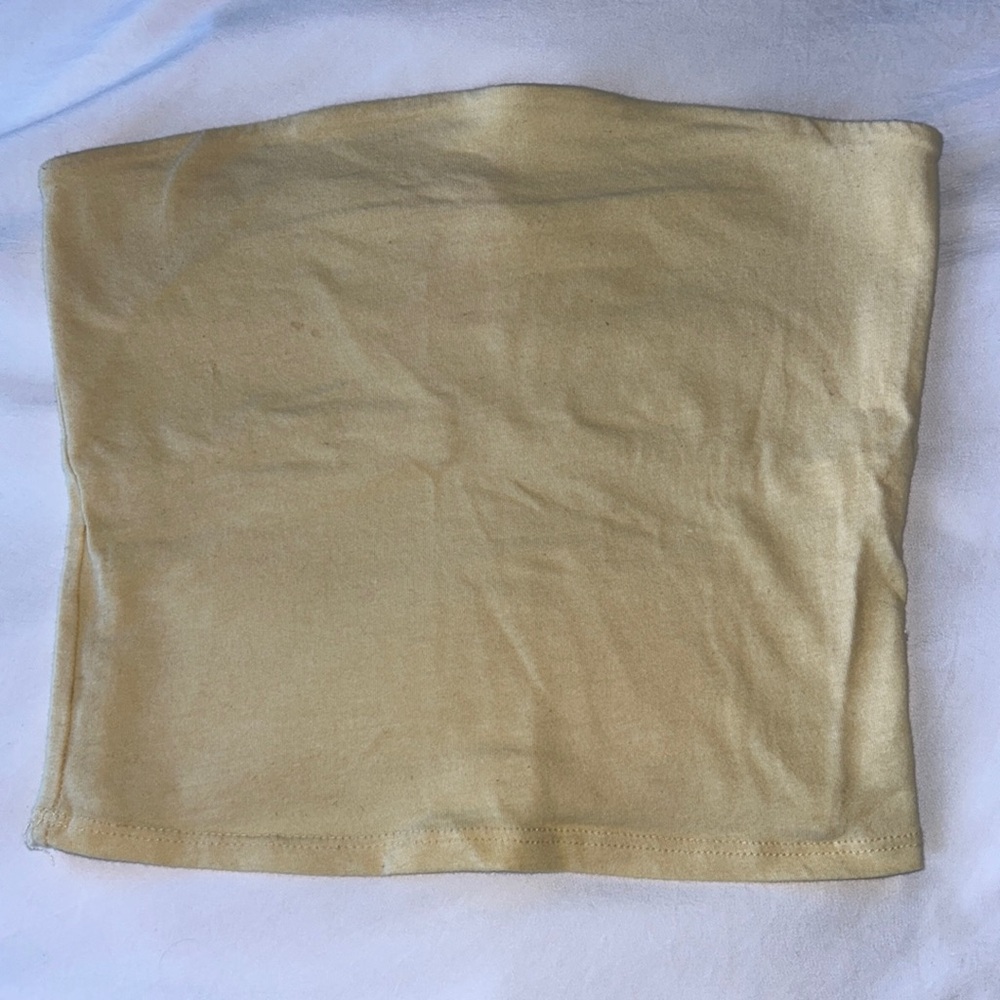 Tilly’s yellow tube top